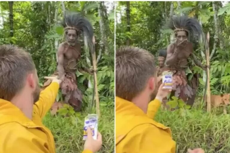 dis dunya ile baglantisi olmayan kabileye yaklasan youtuber az daha oluyordu 17w2136h