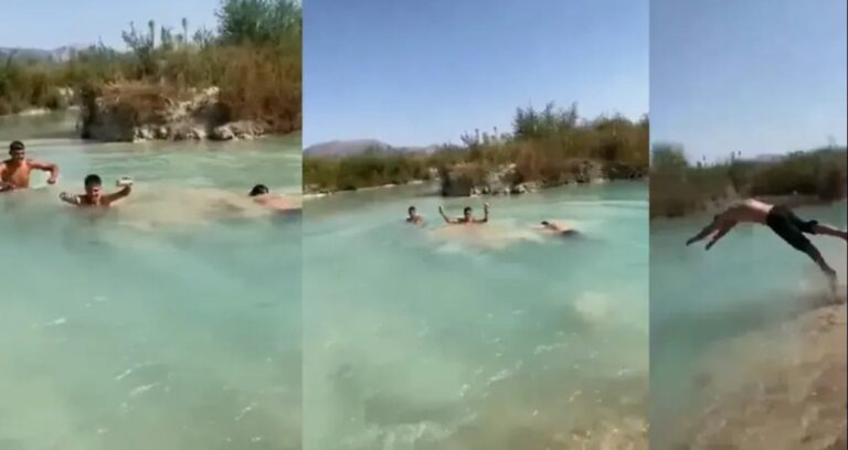 olume baliklama atladi arkadaslari anbean kaydetti RpetA3TD