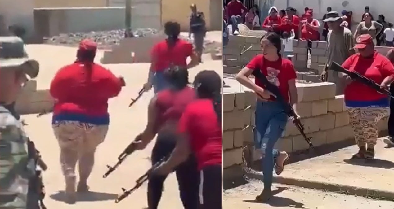 ulke savas alarmina gecti kadinlar da askeri egitime alindi C84xaF32