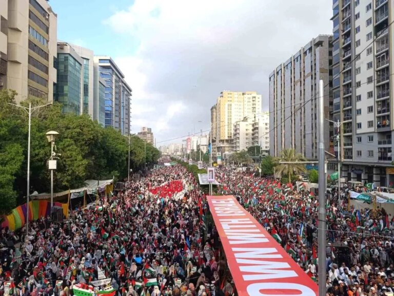 pakistanda gazze icin buyuk destek gosterisi 5eBkywsz