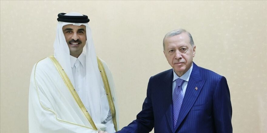 Erdoğan, Katar Emiri Al Sani ile Telekonferans Gerçekleştirdi