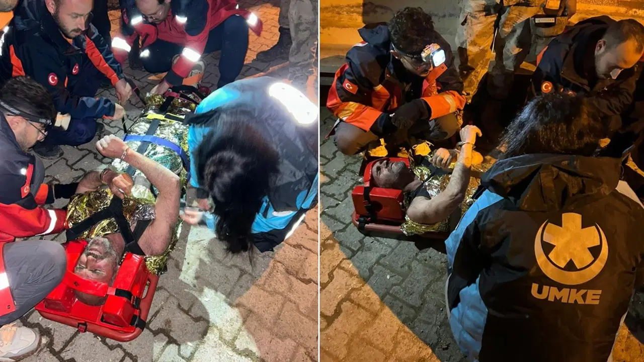 Kaybolan Adam Dere Yatağında Sağ Olarak Bulundu