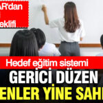 Gerici duzen isteyenler yine sahnede hedef egitim sistemi zps1a63r